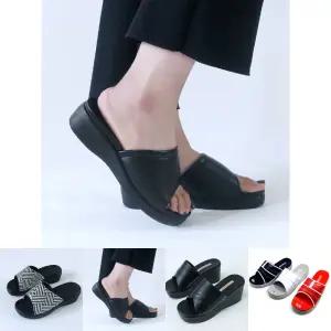 민자 중굽 이중창 쿠션 여성 사무실 슬리퍼 국내 제작/사무용/가벼운/편안한/신발/교사용/편편한/여름