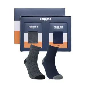 [레노마]캐주얼 양말선물세트 답례품 선물용 남성 여성 스포츠양말세트 4종