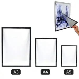 A3 A4 월프레임 자석형 마그네틱 벽부착식 A5 포스터부착 POP꽂이