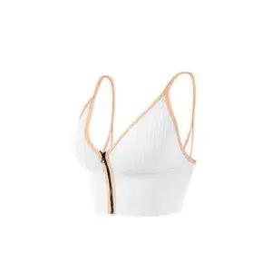 앞지퍼 가슴뽕 브라탑