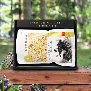 [산지직송] 가평 햇 잣 선물세트(황잣/백잣) 500g