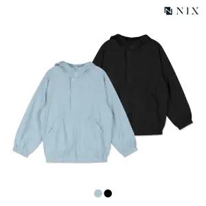 [NIXKIDS]유니)나일론 세미오버핏 아노락 점퍼(FKSSCUV702M)