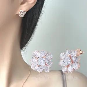 14K G.F 카렐 크리스탈 귀걸이 EA3167