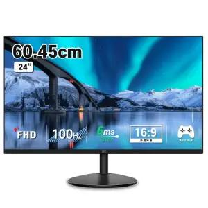 디엑스 61cm(24) FHD 100Hz DX245HDMI무결점 시력보호 게임 사무용 컴퓨터 모니터