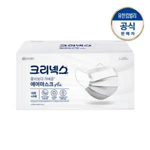 크리넥스 종이보다 가벼운 에어마스크 대형 화이트？45P