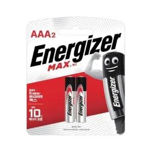 에너자이저 맥스건전지AAA(2개 팩) (W70655A)