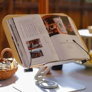 태블릿 노트북 접이식 독서대 거치대 심플 논슬립 받침대 (WFJO6CC)