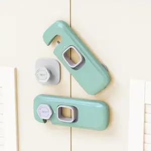 살림마녀 서랍잠금장치 서랍장 문열림방지 5P/냉장고/잠금/장치/사생활/보호/슬라이락/장금/베이비룸/고리