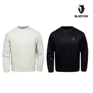 [블랙야크]남성 윈드테이커 우븐 라운드티 간절기 남성용 우븐 라운드 긴팔티 1BYTSF4018