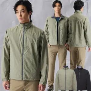 [블랙야크](강남점)25년 가을신상 남성 일상/데일리 우븐 바람막이 안감 플리스 윈드자켓 1BYJKFU010