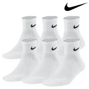 나이키 양말 데일리 쿠션 앵클 6켤레 화이트 SX7669-100