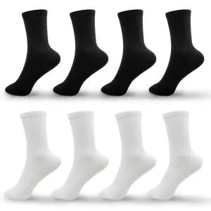 국내제작 8켤레 고중량 46g 면85% 미끄럼없는 남자 여자 학생 면양말 장목양말