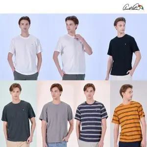 (기획특가)  남성 코튼 블렌디드 반팔 티셔츠 (7종)_638191
