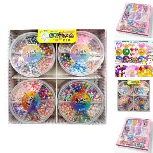 토핑 클래스 8개/슬라임/재료/꾸미기/피규어/세트/파츠/DIY/아동/어린이/유아/학원/치즈/탱글탱글/패키지