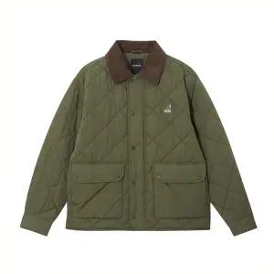 갤러리아 [캉골] 코듀로이 칼라 큐 자켓 8553 카키 (KRFCJK85530)