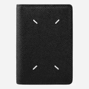 마르지엘라 5F S55UI0203 P4745 T8013 스티치 카드 지갑 블랙