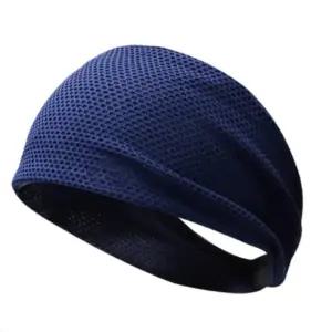 필라테스 요가 헬스 헤어밴드 스포츠 와이드 밴드 그레이 (WFJW0EM)