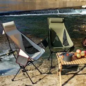 접이식 낚시 캠핑 릴렉스 가벼운 의자 체어 헤드쿠션 (WFJW0IK)