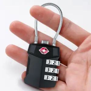 자물쇠 와이어 3열 번호키 케이블 3mm 와이어자물쇠 (WFJW0J6)