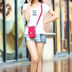 미니 포켓 크로스백 암밴드 스마트폰 핸드폰 여권가방 (WFJW0HZ)