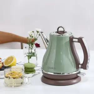 키친플라워 쿠킨 타임 초고속 가열 전기주전자 1.2L (그린) KEK-DJ121CG