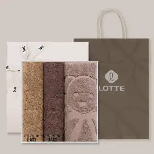 [롯데백화점]닥스타올 테디쿠키세면발매트 세트