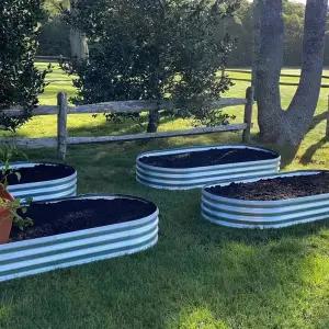 가벼운 인테리어 알루미늄 조립식 텃밭 화분 원예 홈 가드닝 베란다 옥상 정원 플랜트 방부목 채소 키우기 쿠바 대형 분갈이