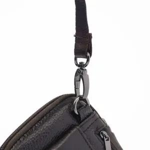 소가죽 남성 미니 크로스백 파우치 벨트-WF294FA