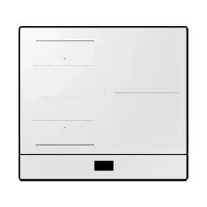삼성전자 NZ63DB657CAWS Bespoke AI 인덕션 1등급 플렉스존 글램 화이트