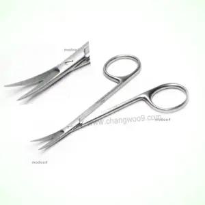 안과용 아이리스 시저 커브형 PK/SS 미세수술가위