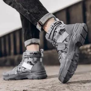 남성구두 남성워커 밀리터리 스노우 남성용 로우 신발 (WFK33TE)