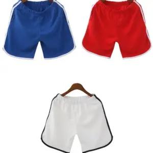 이지웨어 5부 숏팬츠 포켓 배색랍빠 트레이닝복 반바지 (WFK34LO)