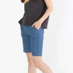 스마트폰 주머니 밴드바지 청5부반바지 밑 트임 반바지 (WFK34LE)