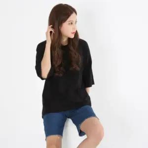 밑 트임 청바지 스마트폰 주머니 청5부반바지 폰주머니 (WFK34KW)