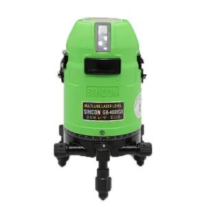 신콘 SINCON GB-4000GS 5포인트 그린 전자식 자동 레이저레벨기 AA충전지 제공 4V4H1D