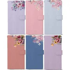 갤럭시A9프로 G887 블루밍 디자인 다이어리 케이스 그림케이스