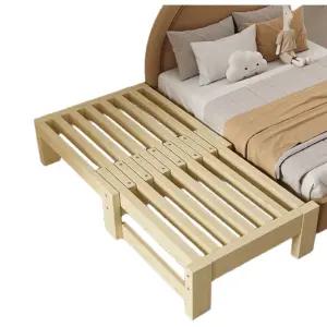1인용 원목 침대 프레임 평상형 단순한 접이식 싱글