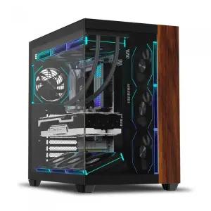 마이크로닉스 WIZMAX 우드리안 MAX 파워업 미들타워 케이스