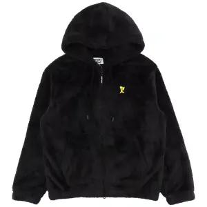 와키윌리 후드 플리스 점퍼 WA2503JK01BK