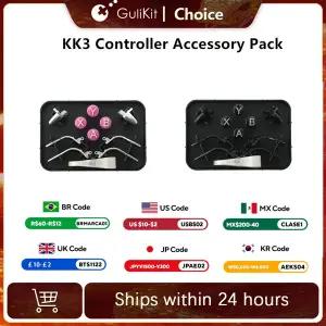 GuliKit KK3 Max KK3 Pro 컨트롤러 액세서리 팩6개의 후면 패들 4개의 PC 레이아웃 ABXY 버튼 1개의 키캡