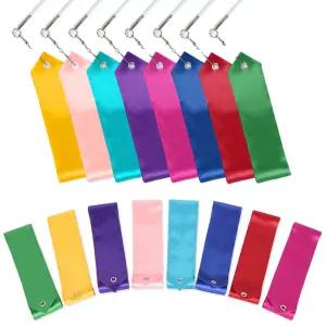 리듬체조 리본막대 4M 혼합색 단색 리듬운동기구 올림픽 리본 예술