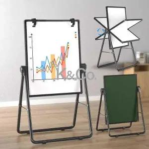 이동형 자석 메모판 세로형 접이식 화이트보드