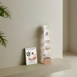 스탠딩 북선반 책선반 스탠드 책장 진열대 책꽂이 인테리어 북타워 5단