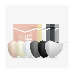 비움 디럭스 KF94 마스크 새부리형 컬러 50매