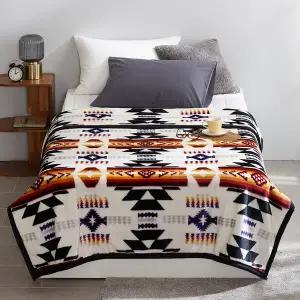 [벨리에르][애끌리아] 두툼한 인디안 HR 양면 밍크 극세사 담요 (150200)