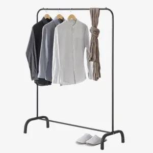 스탠드 옷걸이 선반 행거 1단 2단 철제 이동식 조립식 미니 드레스룸 원룸
