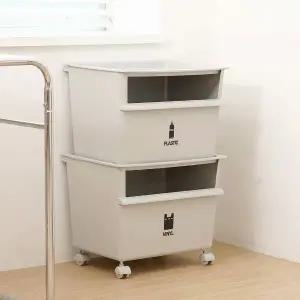 클린업 가정용 재활용 분리수거함 45L 2개11002278588829