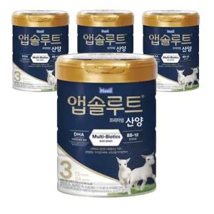 앱솔루트 산양 분유 750g 3단계 4통