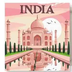 다라파 DIY페인팅 인도 타지마할 셀프페인팅