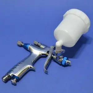 UDT 에어스프레이건세트 MINI6 SET 중력식 0.8MM 4010591 소형공작물 소량작업용 후끼 도색 페인